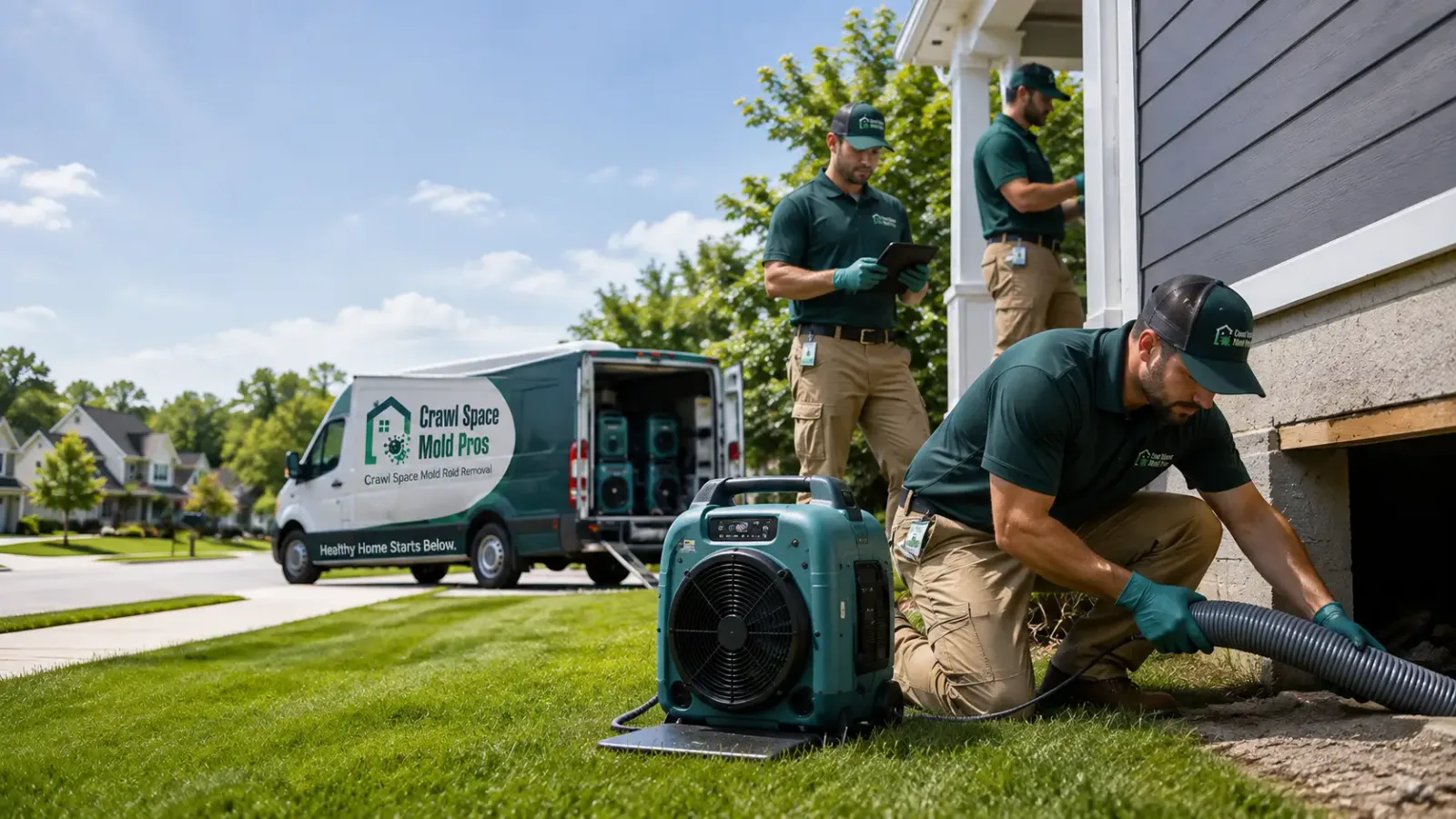 Crawl Space Mold Removal in Perry, OK